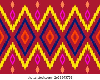 Geometric ethnic pattern. Geometric ethnic pattern, Navajo, Native American tribal fabric design for clothing, textile, wrapping, background, wallpaper, carpet, embroidery, vector, illustration design