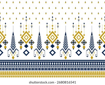 Geometric ethnic pattern. Geometric ethnic pattern, Navajo, Native American tribal fabric design for clothing, textile, wrapping, background, wallpaper, carpet, embroidery, print, vector, illustration