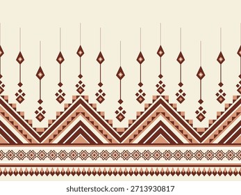 Patrón étnico geométrico. Patrón étnico geométrico, navajo, diseño de tela tribal nativa americana para la ropa, textil, envoltura, fondo, Fondo de pantalla, alfombra, bordado, impresión, Vector, ilustración