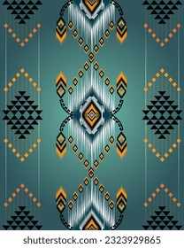 Geometric ethnic pattern. Navajo, Western, American, African,Aztec motif,flora striped . Design for Fashion,wallpaper, clothing, wrapping,Batik,fabric,tile, home dector and prints. Vector illustration