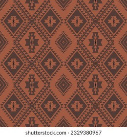 Patrón étnico geométrico. Navajo, occidental, americana, africana, azteca, flora a rayas. Diseño para Moda, papel pintado, ropa, envoltura, Batik, tela, azulejos, dector de casa e impresiones. Ilustración del vector