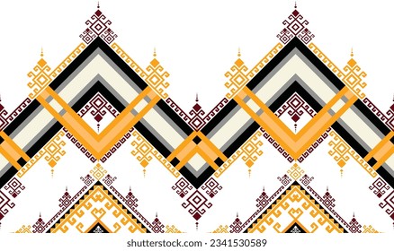 Geometric ethnic pattern. Navajo, Western, American, African,Aztec motif,flora striped . Design for Fashion,wallpaper, clothing, wrapping,Batik,fabric,tile, home dector and prints. Vector illustration