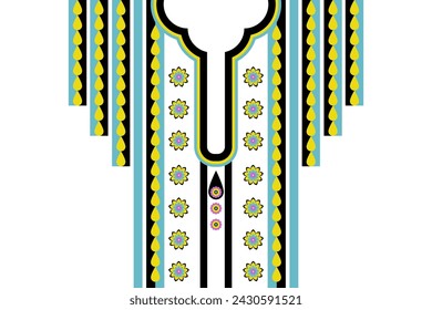 Geometric ethnic pattern neck embroidery design. Oriental pattern traditional.Design for texture,fabric,fashion women,men.Aztec style abstract vector illustration.