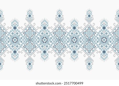 Geometric ethnic pattern on white background,vector illustration,geometric floral pattern,geometric oriental embroidery,Aztec style,abstract background.design for texture,fabric,clothing,decoration.