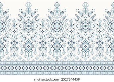 Geometric ethnic pattern on white background,vector illustration,geometric floral pattern,geometric oriental embroidery,Aztec style,abstract background.design for texture,fabric,clothing,decoration.