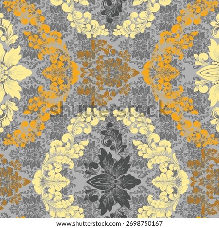 Geometric ethnic pattern on white background vector illustration.floral and little mice cartoon pixel art embroidery.design for texture,fabric,clothing,decoration,border,frame,wallpaper.