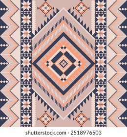Geometric ethnic pattern oriental. Coloured ornaments collection. Embroidery designs oriental geometric ethnic pattern for background or carpet, wallpaper, batik wrapping, curtain design, vector.