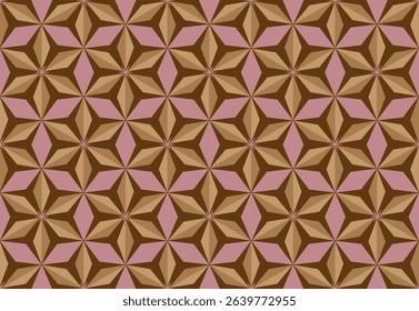 Geometric ethnic pattern oriental design on dark midnight navy background. Traditional geometry abstract with pink, white, yellow, green color for wallpaper handcraft, carpet, clothing, fabric design.