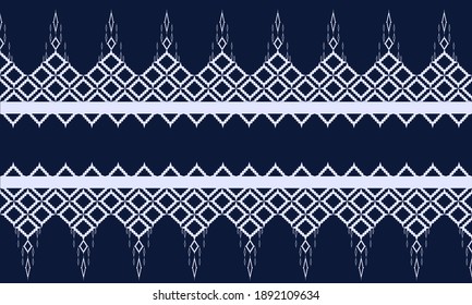 Geometric ethnic pattern oriental. seamless pattern. Design for fabric, curtain, background, carpet, wallpaper, clothing, wrapping, Batik, fabric,Vector illustration. pattern sty.
