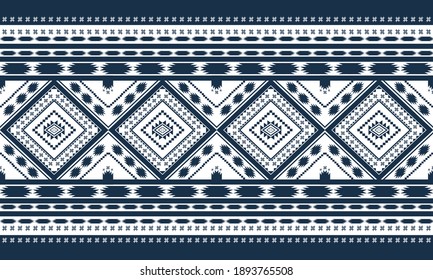Geometric ethnic pattern oriental. seamless pattern. Design for fabric, curtain, background, carpet, wallpaper, clothing, wrapping, Batik, fabric,Vector illustration. pattern sty