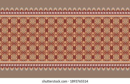 Geometric ethnic pattern oriental. seamless pattern. Design for fabric, curtain, background, carpet, wallpaper, clothing, wrapping, Batik, fabric,Vector illustration. pattern sty
