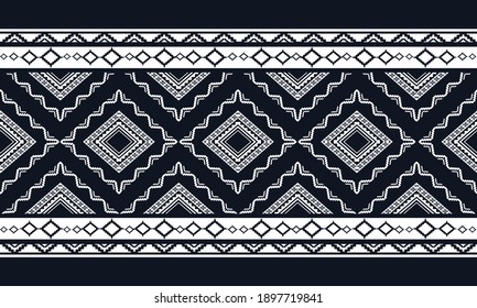Geometric ethnic pattern oriental. seamless pattern. Design for fabric, curtain, background, carpet, wallpaper, clothing, wrapping, Batik, fabric,Vector illustration. pattern sty