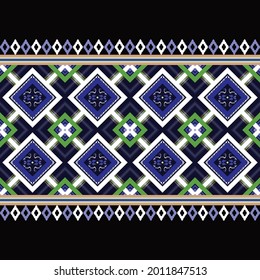 Geometrisches ethnisches Muster orientalisches traditionelles Design. Stickereistil für Hintergrund, Taschen, Katze, Jacke, Teppich, Tapete, Kleidung, Umhüllung, Stoff. Nahtlose Vektorgrafik. CMYK-Farbmodus