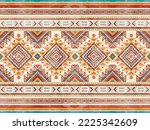 Geometric ethnic pattern seamless color oriental. seamless pattern. Design for fabric, curtain, background, carpet ,wallpaper, clothing,  fabric,Vector illustration