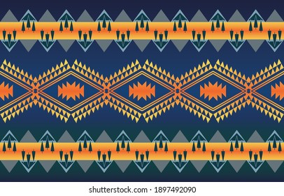 Geometric ethnic pattern seamless color oriental. seamless pattern. Design for fabric, curtain, background, carpet, wallpaper, clothing, wrapping, Batik, fabric,Vector illustration. pattern sty