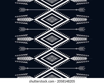 Geometric ethnic pattern seamless color oriental. seamless pattern. Design for fabric, curtain, background, carpet,wallpaper, clothing, wrapping, Batik, fabric,Vector illustration