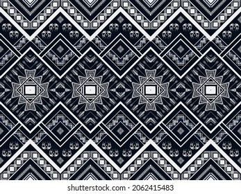 Geometric ethnic pattern seamless color oriental. seamless pattern. Design for fabric, curtain, background, carpet,wallpaper, clothing, wrapping, Batik, fabric,Vector illustration