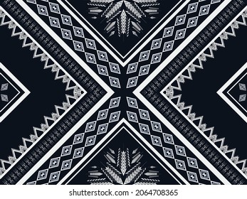 Geometric ethnic pattern seamless color oriental. seamless pattern. Design for fabric, curtain, background, carpet,wallpaper, clothing, wrapping, Batik, fabric,Vector illustration