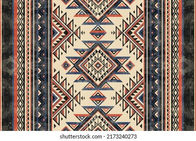 Geometric ethnic pattern seamless color oriental. seamless pattern. Design for fabric, curtain, background, carpet,wallpaper, clothing, wrapping, Batik, fabric,Vector illustration