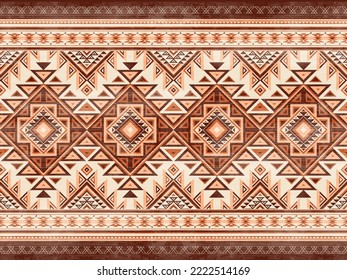Geometric ethnic pattern seamless color oriental. seamless pattern. Design for fabric, curtain, background, carpet ,wallpaper, clothing,  fabric,Vector illustration