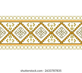 Patrón étnico geométrico sin fisuras de color oriental. Fondo, cortina de diseño, alfombra, Fondo de pantalla, ropa, envoltura, Batik, Ilustración vectorial

