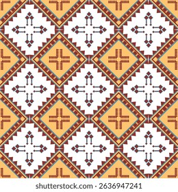 geometric ethnic pattern seamless color oriental. Background, Design curtain, carpet, wallpaper, clothing, wrapping, Batik, vector illustration
