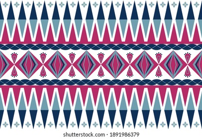 Patrón étnico geométrico diseño sin fisuras para fondo, papel pintado, tela, textil.