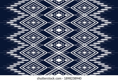 Geometric ethnic pattern seamless design for background, wallpaper, fabric, textile.