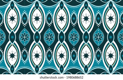 Geometric ethnic pattern seamless.
Design for background,carpet,wallpaper,clothing,wrapping,Batik,fabric,Vector illustration.embroidery style.
