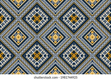 Geometric ethnic pattern seamless.
Design for background,carpet,wallpaper,clothing,wrapping,Batik,fabric,Vector illustration.embroidery style.