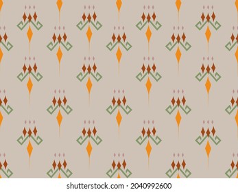 Geometric ethnic pattern seamless design for background or wallpaper. Ikat fabric pattern design concept. indian pattern fabric.black and white color patern.