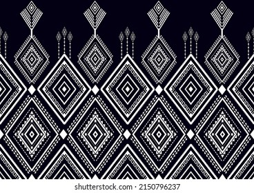Geometric ethnic pattern seamless . seamless pattern. Design for fabric, curtain, background, carpet, wallpaper, clothing, wrapping, Batik, fabric,Vector illustration. pattern 