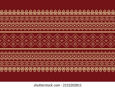 Patrón étnico geométrico sin fisuras. patrón impecable. Diseño para tela, cortina, fondo, alfombra, papel pintado, ropa, envoltura, Batik, tela, ilustración vectorial. tinte