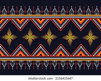 Geometric ethnic pattern seamless . seamless pattern. Design for fabric, curtain, background, carpet, wallpaper, clothing, wrapping, Batik, fabric,Vector illustration. pattern