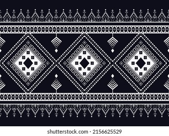 Geometric ethnic pattern seamless . seamless pattern. Design for fabric, curtain, background, carpet, wallpaper, clothing, wrapping, Batik, fabric,Vector illustration. pattern