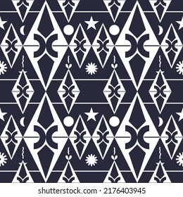 Geometric Ethnic Pattern Seamless Design
