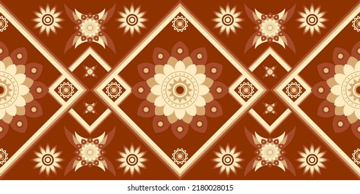 Geometric Ethnic Pattern Seamless Design