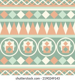 Geometric Ethnic Pattern Seamless Design