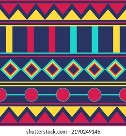 Geometric Ethnic Pattern Seamless Design