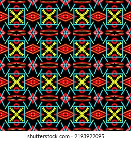 Geometric Ethnic Pattern Seamless Design