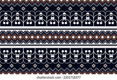 Geometric ethnic pattern seamless. ethnic seamless pattern. Design for cloth business, curtain, background, carpet, wallpaper, clothing, wrapping, Batik, fabric,Vector illustration.