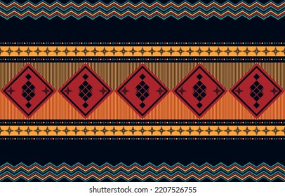 Geometric ethnic pattern seamless. ethnic seamless pattern. Design for cloth business, curtain, background, carpet, wallpaper, clothing, wrapping, Batik, fabric,Vector illustration.
