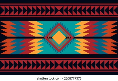 Geometric ethnic pattern seamless. ethnic seamless pattern. Design for cloth business, curtain, background, carpet, wallpaper, clothing, wrapping, Batik, fabric,Vector illustration.
