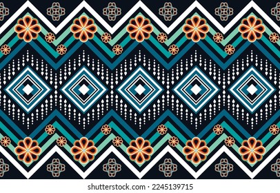 Geometric ethnic pattern seamless. ethnic seamless pattern. Design for cloth business, curtain, background, carpet, wallpaper, clothing, wrapping, Batik, fabric,Vector illustration.