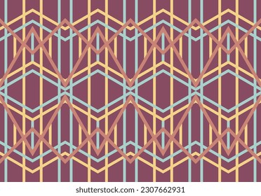 Geometric ethnic pattern seamless design for background or wallpaper.