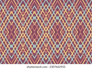 Geometric ethnic pattern seamless design for background or wallpaper.