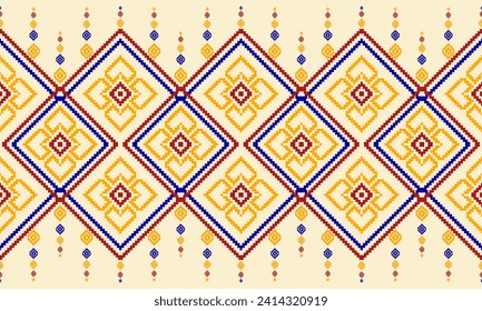 Geometrisches ethnisches Muster, nahtloses Design für Hintergrund oder Bildschirmhintergrund.