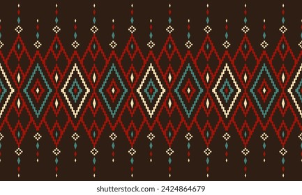 Diseño sin fisuras del patrón étnico geométrico para el fondo o el fondo de pantalla.