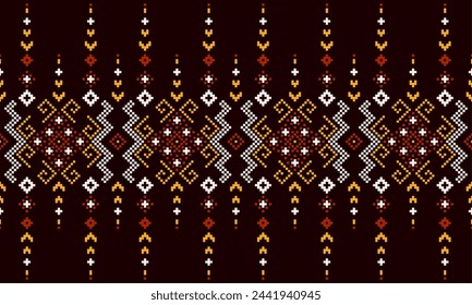 Geometrisches ethnisches Muster nahtloses Design für Hintergrund oder Tapete.