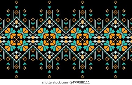 Diseño sin fisuras de patrón étnico geométrico para el fondo o el Fondo de pantalla.